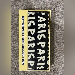 Ladies Metropolitan Wallet Collection Paris Print Wallet-Black. $50